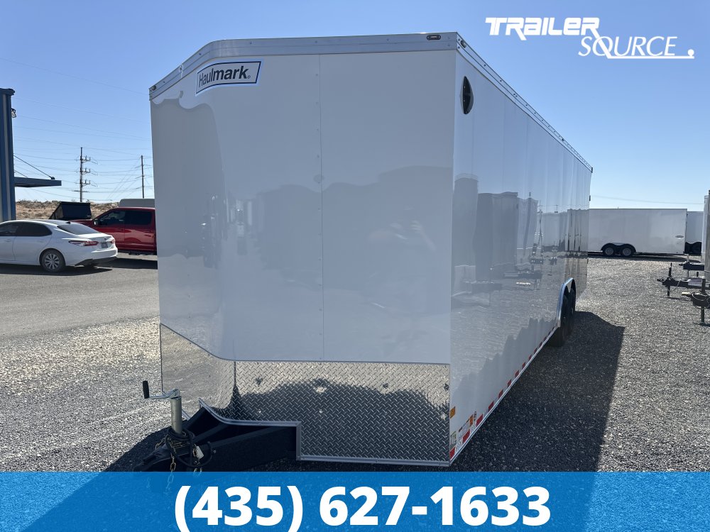 8.5x28 Haulmark Transport 7'6" Interior 12K Tandem Axle Enclosed Cargo