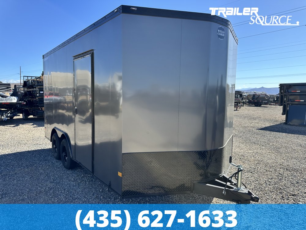 8.5x16 Wells Cargo Road Force 7'6" Interior 10K Tandem Axle Enclosed Cargo