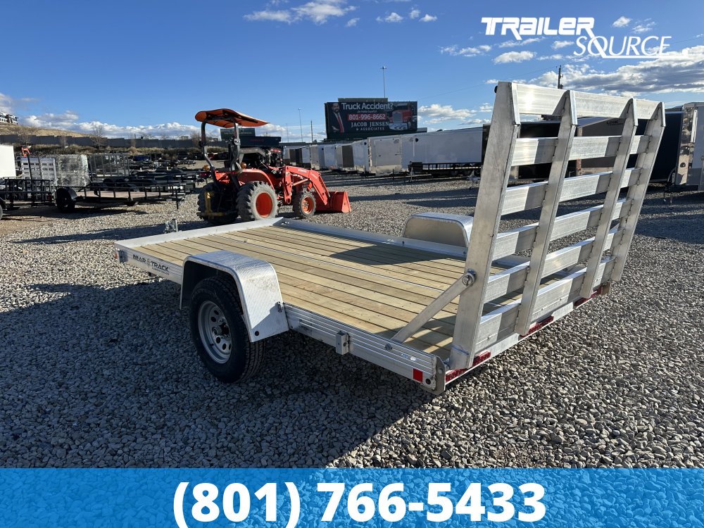 6.5x12 Bear Track Single Axle Wood Deck Utility