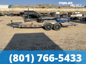 7x20 Diamond C HDT 208 Tilt Trailer - 18K GVWR - 18 Ply Tire Upgrade