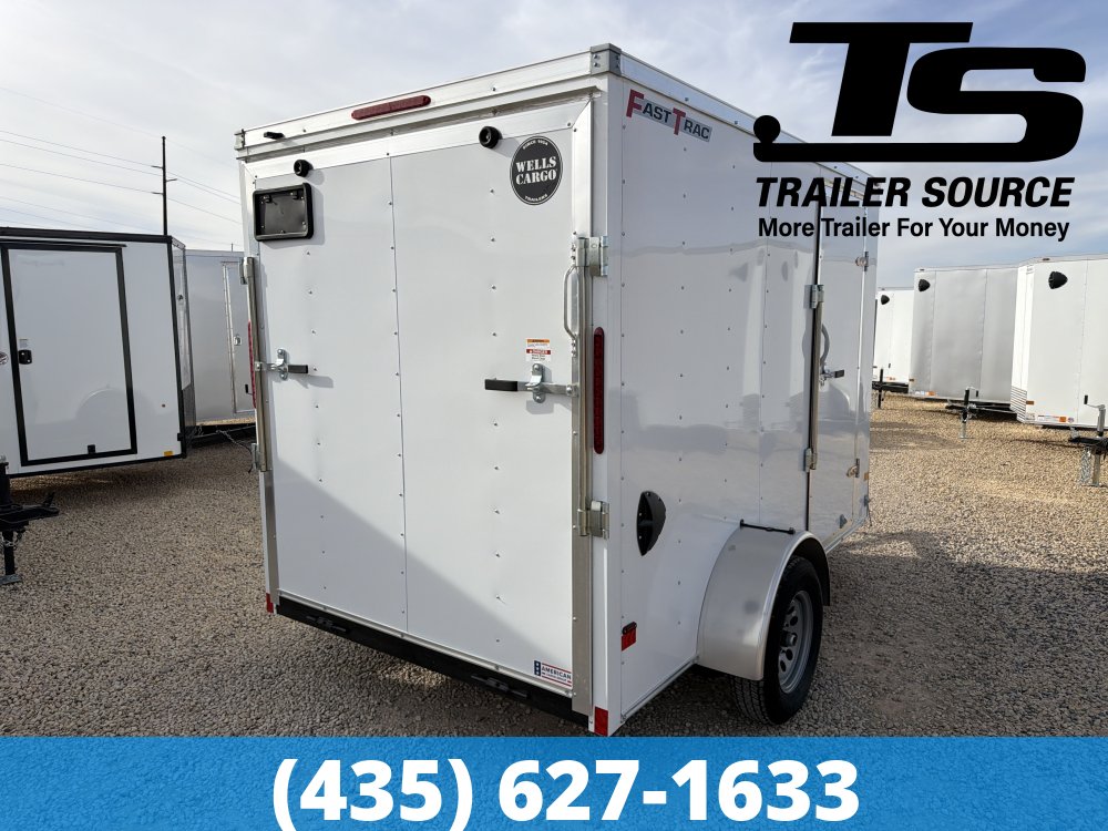 6x10 Wells Cargo FastTrac Enclosed Cargo Trailer - 6'6" Interior - 3.5K GVWR -