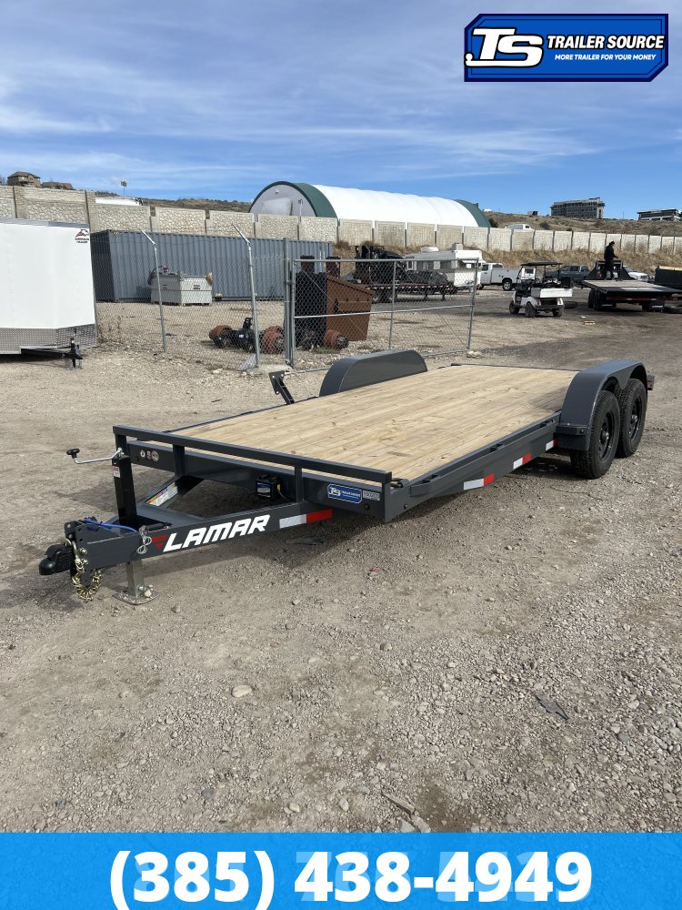 7x18 Lamar CC Flatbed Car Hauler