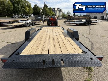 7x22 Double A Pro Series CT Tilt Trailer - 15.4K GVWR - I-Beam Frame, Torsion Axles