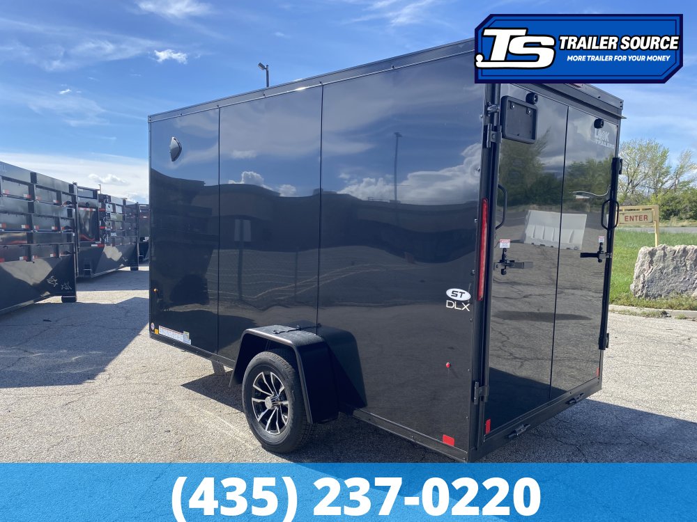 6x12 Look ST DLX Enclosed Cargo Trailer - 6'6" Interior - 3.5K GVWR - .080 PolyCor, Alloy Wheels, Black Out Package