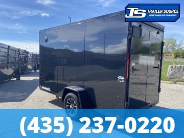 6x12 Look ST DLX Enclosed Cargo Trailer - 6'6" Interior - 3.5K GVWR - .080 PolyCor, Alloy Wheels, Black Out Package