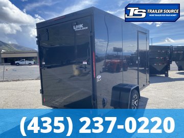 6x12 Look ST DLX Enclosed Cargo Trailer - 6'6" Interior - 3.5K GVWR - .080 PolyCor, Alloy Wheels, Black Out Package