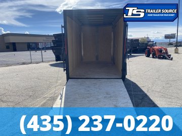 6x12 Look ST DLX Enclosed Cargo Trailer - 6'6" Interior - 3.5K GVWR - .080 PolyCor, Alloy Wheels, Black Out Package