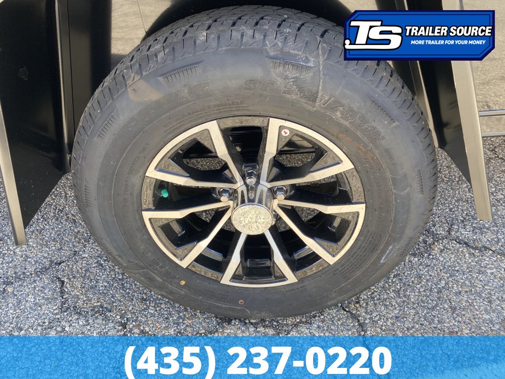 6x12 Look ST DLX Enclosed Cargo Trailer - 6'6" Interior - 3.5K GVWR - .080 PolyCor, Alloy Wheels, Black Out Package