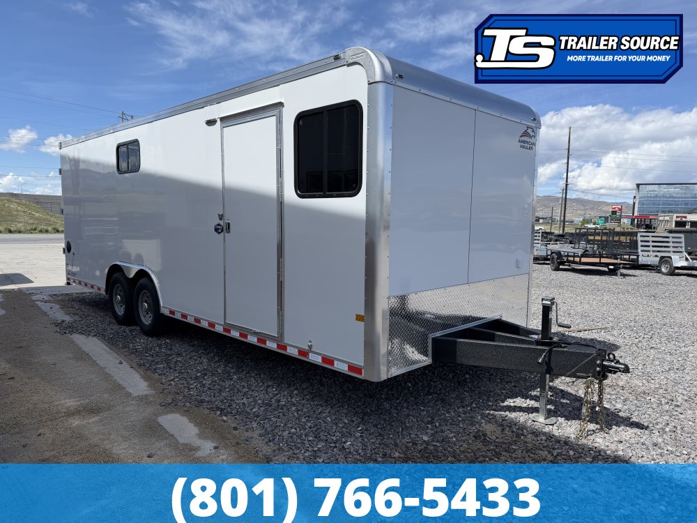 8.5x24 American Hauler Eagle HD Office Enclosed Cargo Trailer - 7'0" Interior - 14K GVWR -