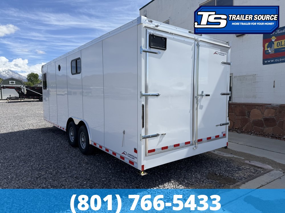 8.5x24 American Hauler Eagle HD Office Enclosed Cargo Trailer - 7'0" Interior - 14K GVWR -
