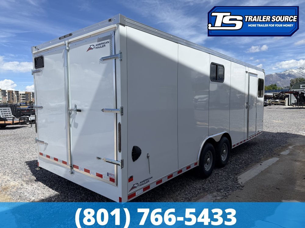 8.5x24 American Hauler Eagle HD Office Enclosed Cargo Trailer - 7'0" Interior - 14K GVWR -