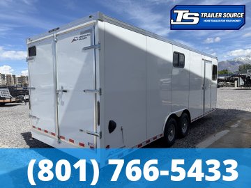 8.5x24 American Hauler Eagle HD Office Enclosed Cargo Trailer - 7'0" Interior - 14K GVWR -