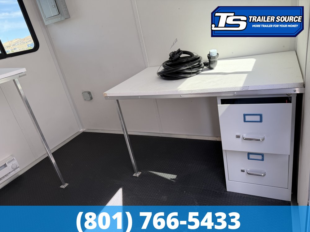 8.5x24 American Hauler Eagle HD Office Enclosed Cargo Trailer - 7'0" Interior - 14K GVWR -