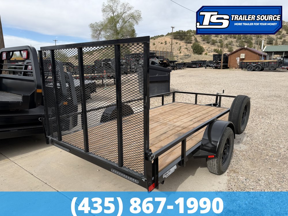 6x12 Built  Utility Trailer - 3.5K GVWR - Spare Tire