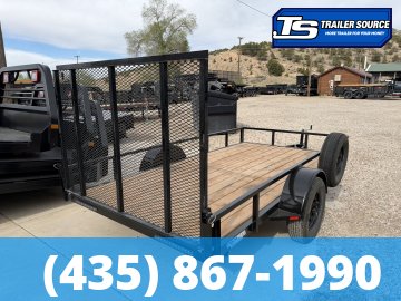 6x12 Built  Utility Trailer - 3.5K GVWR - Spare Tire