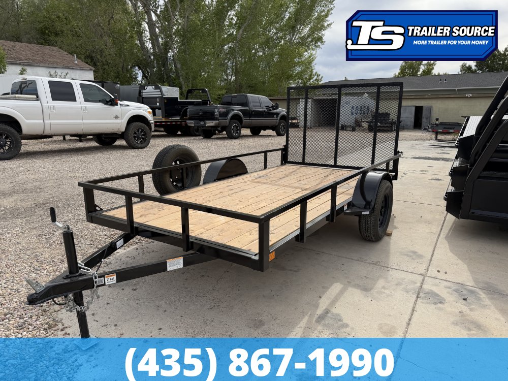 6x12 Built  Utility Trailer - 3.5K GVWR - Spare Tire