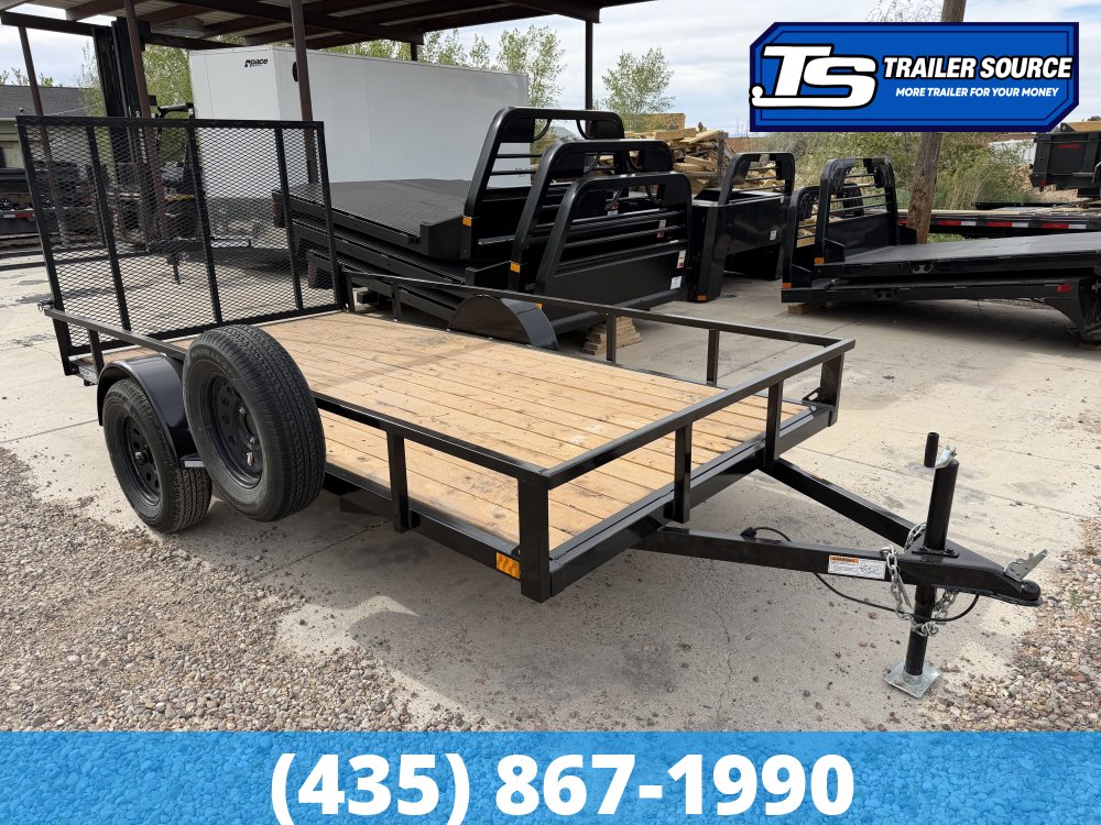 6x12 Built  Utility Trailer - 3.5K GVWR - Spare Tire