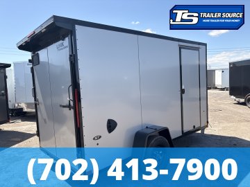 6x12 Look ST DLX Enclosed Cargo Trailer - 6'6" Interior - 3.5K GVWR - .080 PolyCor, 16" Cross Member Upgrade, Black Out Package, Rear Spoiler w/ Load Lights