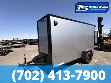 6x12 Look ST DLX Enclosed Cargo Trailer - 6'6" Interior - 3.5K GVWR - .080 PolyCor, 16" Cross Member Upgrade, Black Out Package, Rear Spoiler w/ Load Lights