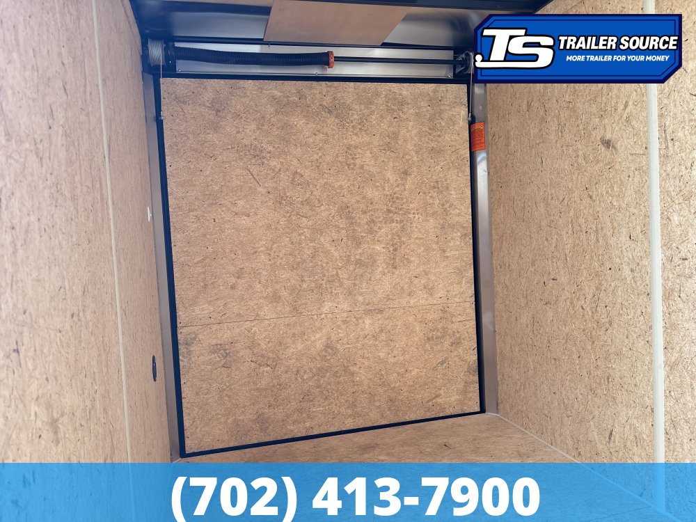 6x12 Look ST DLX Enclosed Cargo Trailer - 6'6" Interior - 3.5K GVWR - .080 PolyCor, 16" Cross Member Upgrade, Black Out Package, Rear Spoiler w/ Load Lights