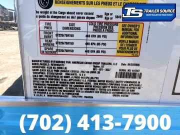 8.5x24 Wells Cargo Revv Enclosed Car Hauler Trailer - 7'0" Interior - 10K GVWR - .080 PolyCor, 110V Power, Alloy Wheels, Dovetail, Finished Interior