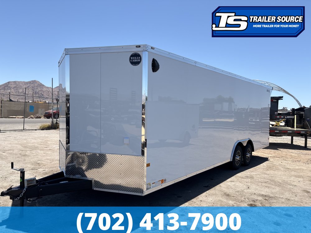 8.5x24 Wells Cargo Revv Enclosed Car Hauler Race
