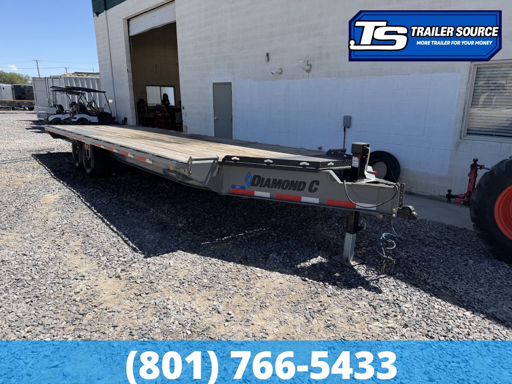 8.5x26 Diamond C DEC 207 Equipment Trailer - 15K GVWR -