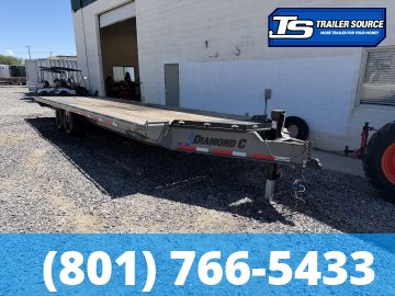 8.5x26 Diamond C DEC 207 Equipment Trailer - 15K GVWR -