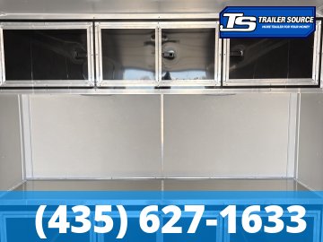 8.5x26 Look Vision Circuit Edition Enclosed Race Car Hauler Trailer - 7'6" Interior - 14K GVWR - .080 PolyCor, Black Out Package