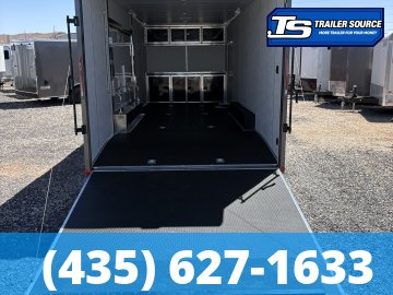 8.5x26 Look Vision Circuit Edition Enclosed Race Car Hauler Trailer - 7'6" Interior - 14K GVWR - .080 PolyCor, Black Out Package