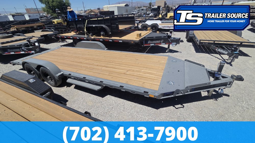 7x22 Diamond C GTF 206 Flatbed Car Hauler