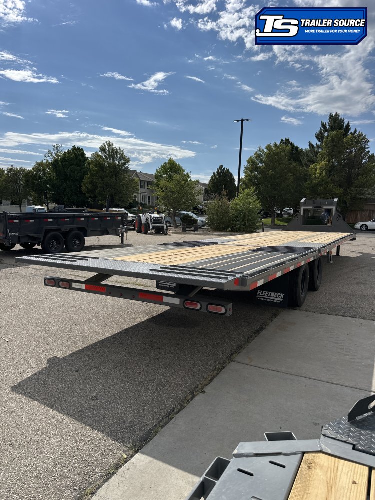 8.5x35 Diamond C FMAX-HDT 212 Gooseneck Hydraulic Dovetail Equipment Trailer - 25.9K GVWR - ABS Brakes, Hydraulic Jack(s)