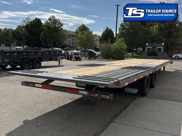 8.5x35 Diamond C FMAX-HDT 212 Gooseneck Hydraulic Dovetail Equipment Trailer - 25.9K GVWR - ABS Brakes, Hydraulic Jack(s)