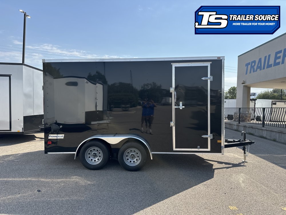 7x14 Haulmark Passport Enclosed Cargo Trailer - 7'0" Interior - 7K GVWR - Ramp Door, Ramp Extension