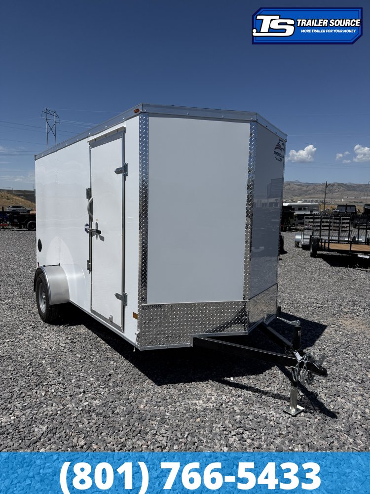 6x12 American Hauler Arrow Enclosed Cargo Trailer - 6'6" Interior - 3.5K GVWR - .080 PolyCor