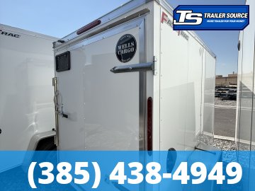 5x8 Wells Cargo Fast Trac Deluxe Enclosed Cargo Trailer - 5'6" Interior - 3.5K GVWR - .080 PolyCor, Rear Swing Door