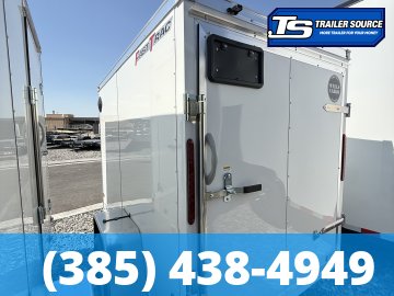 5x8 Wells Cargo Fast Trac Deluxe Enclosed Cargo Trailer - 5'6" Interior - 3.5K GVWR - .080 PolyCor, Rear Swing Door