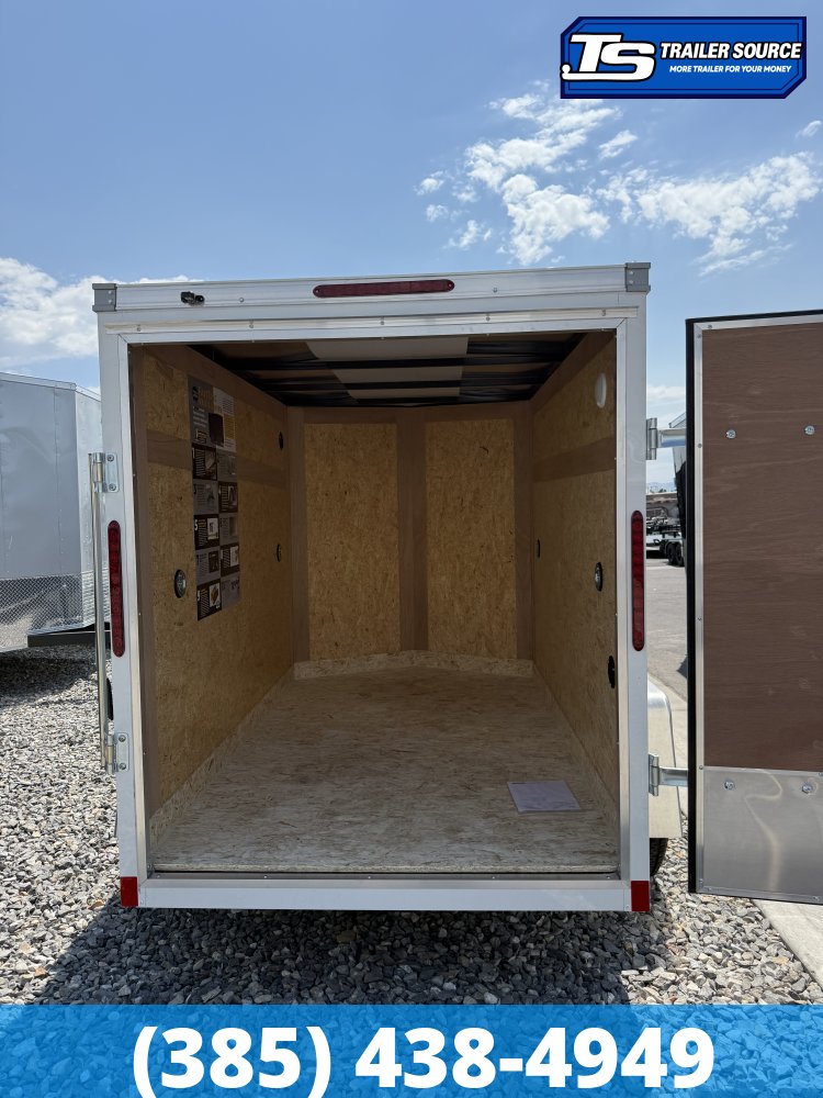5x8 Wells Cargo Fast Trac Deluxe Enclosed Cargo Trailer - 5'6" Interior - 3.5K GVWR - .080 PolyCor, Rear Swing Door