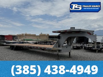 8.5x44 Diamond C FMAX 212 Equipment Trailer - 25.9K GVWR - 12k Axles, Air Ride, Gooseneck, Hydraulic Dove Tail, Hydraulic Jack(s), Winch Package