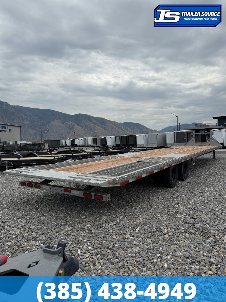 8.5x44 Diamond C FMAX 212 Equipment Trailer - 25.9K GVWR - 12k Axles, Air Ride, Gooseneck, Hydraulic Dove Tail, Hydraulic Jack(s), Winch Package