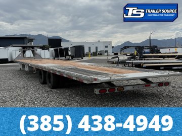 8.5x44 Diamond C FMAX 212 Equipment Trailer - 25.9K GVWR - 12k Axles, Air Ride, Gooseneck, Hydraulic Dove Tail, Hydraulic Jack(s), Winch Package