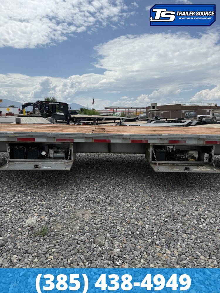 8.5x44 Diamond C FMAX 212 Equipment Trailer - 25.9K GVWR - 12k Axles, Air Ride, Gooseneck, Hydraulic Dove Tail, Hydraulic Jack(s), Winch Package