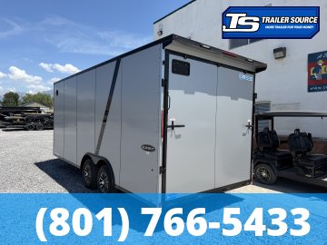 8.5x20 Look Element Elite Enclosed Car Hauler Trailer - 10K GVWR - .080 PolyCor, Alloy Wheels, Black Out Package, Finished Interior, Rear Spoiler w/ Load Lights, Rubber Coin Floor