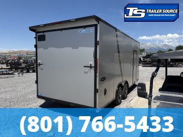 8.5x20 Look Element Elite Enclosed Car Hauler Trailer - 10K GVWR - .080 PolyCor, Alloy Wheels, Black Out Package, Finished Interior, Rear Spoiler w/ Load Lights, Rubber Coin Floor
