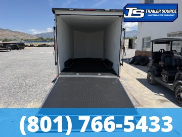 8.5x20 Look Element Elite Enclosed Car Hauler Trailer - 10K GVWR - .080 PolyCor, Alloy Wheels, Black Out Package, Finished Interior, Rear Spoiler w/ Load Lights, Rubber Coin Floor