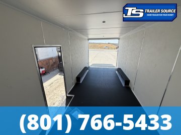8.5x20 Look Element Elite Enclosed Car Hauler Trailer - 10K GVWR - .080 PolyCor, Alloy Wheels, Black Out Package, Finished Interior, Rear Spoiler w/ Load Lights, Rubber Coin Floor