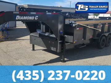 7x16 Diamond C LPT-GN 210 Gooseneck Dump