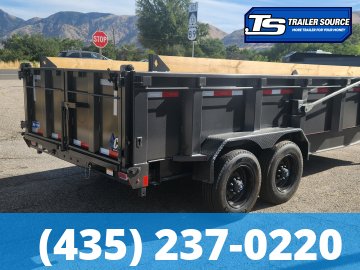 7x16 Diamond C LPT-GN 210 Gooseneck Dump Trailer - 32" Sides - 23K GVWR - 5 Stage Telescopic, ABS Brakes, Board Brackets, Hydraulic Jack(s), Torsion Axles