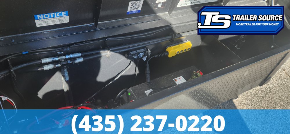 7x16 Diamond C LPT-GN 210 Gooseneck Dump Trailer - 32" Sides - 23K GVWR - 5 Stage Telescopic, ABS Brakes, Board Brackets, Hydraulic Jack(s), Torsion Axles