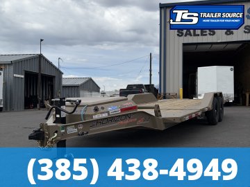 8.5x22 Horizon ETZ Tilt Trailer - 15.2K GVWR - Wide Body w/ Drive Over Fenders